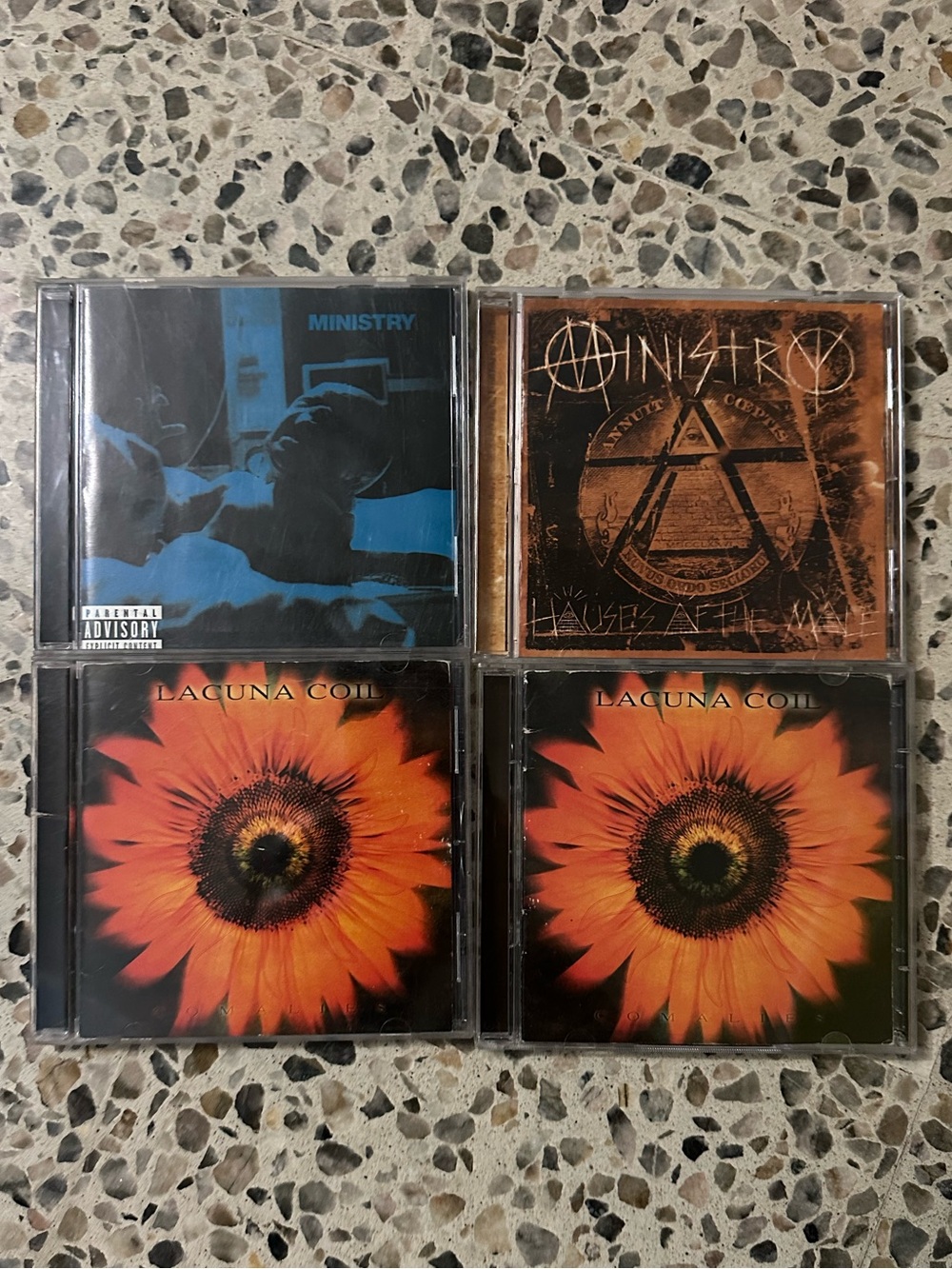 Bundle: Ministry and Lacuna Coil CDs 💿